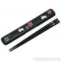 Paint chopsticks containing chopstick case set 18cm Sakura I rabbit ANBG3 - B00OMKVPI0